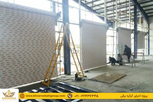 پروژه کرکره برقی برند croci شرکت ماموت خودرو فاز دوم