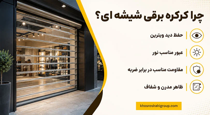 مزایای استفاده از کرکره برقی شیشه ای