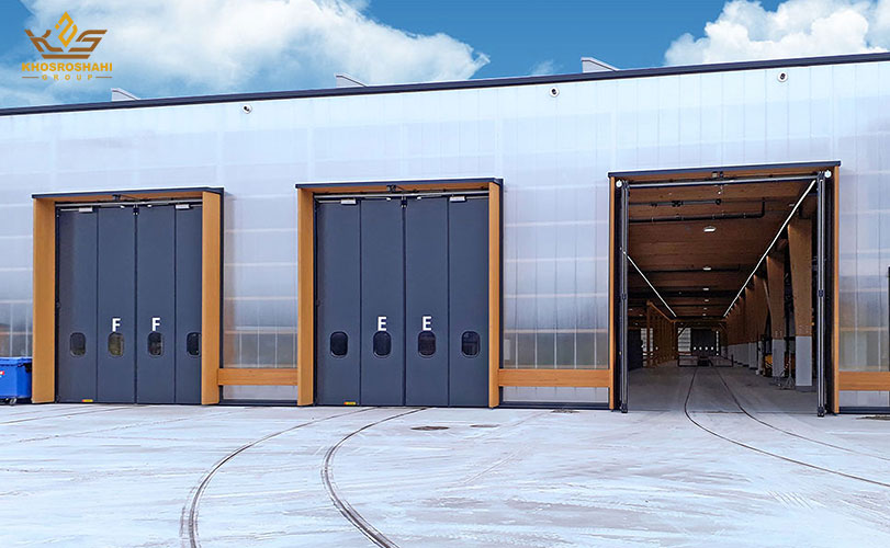 انواع درب انبار برای صنایع و کارخانه‌ها 