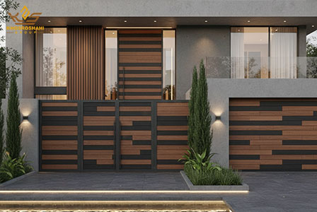 درب ویلایی مدرن انتخابی عالی برای ویلا و باغ